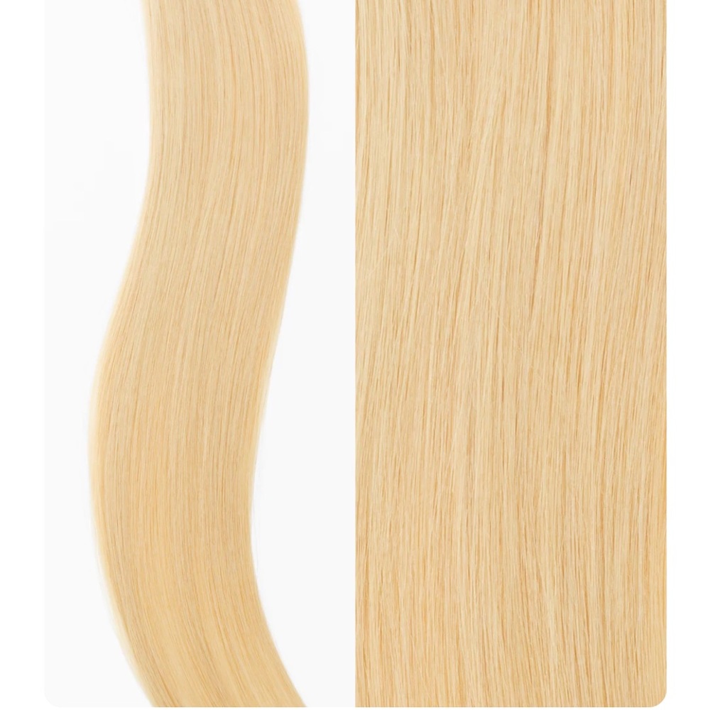 22inch Donna Bella Blonde Straight tape in Extensions - #9n 600  Light Blonde